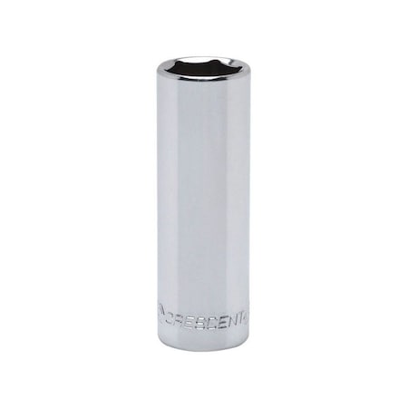Weller Crescent 7/16 in. X 3/8 in. drive SAE 6 Point Deep Socket 1 pc CDDS26N